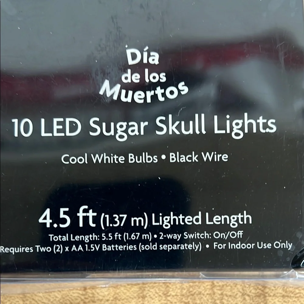 New 2 Boxes Of 10 LED Sugar Skull Lights